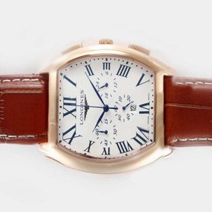 Longines Evidenza L2.643.0.51.9 38x51mm White Dial Rose Gold Case Watch