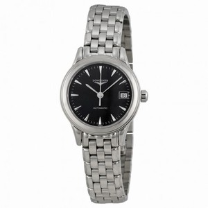 Longines Flagship Automatic Black Dial Stainless Steel Ladies Watch L42744526