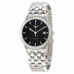Longines Flagship Automatic Black Dial Stainless Steel Watch L48744526