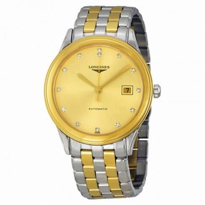 Longines Flagship Automatic Gold Dial Two-tone Men's Watch L4.874.3.37.7
