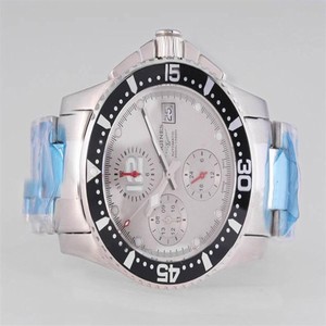 Longines Grande Vitesse L3.637.4.50.0 Grey Dial White Stainless Steel Strap Round Watch