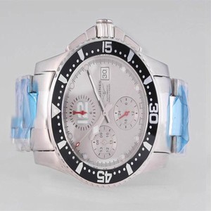 Longines Hydro-Conquest L3.644.4.56.6 Automatic Mens Stainless Steel Bezel Watch