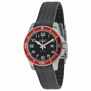 Longines Hydroconquest Black Dial Rubber Strap Men's Watch L36884592