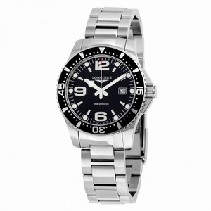 Longines HydroConquest Black Dial Stainless Steel Men's Watch L36404566