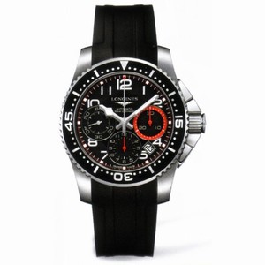 Longines HydroConquest Chronograph Black Dial Steel Men's Watch L3.696.4.53.2