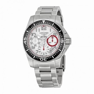 Longines HydroConquest Chronograph White Dial Stainless Steel Men's Watch L36964136