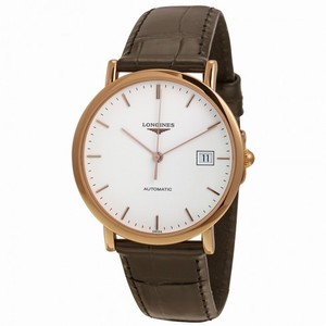 Longines La Grande Classique Automatic White Dial Black Leather  Men's Watch L47878120