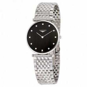 Longines La Grande Classique Black Dial Stainless Steel Men's Watch L47554586