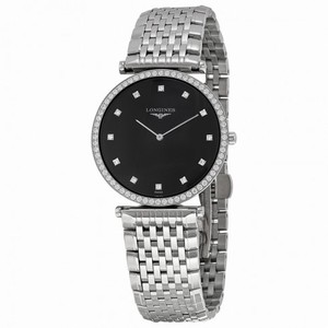 Longines La Grande Classique Black Dial Steel Ladies Watch L4.741.0.58.6