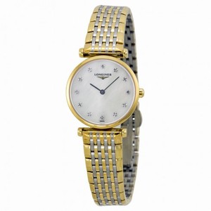 Longines La Grande Classique Diamond Mother of Pearl Two-Tone Steel Ladies Watch L42092877