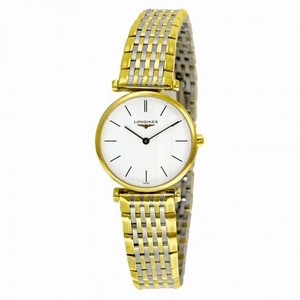 Longines La Grande Classique White Dial Two Tone Stainless Steel Ladies Watch L4.209.2.12.7