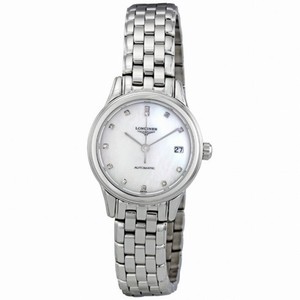 Longines Les Grandes Classiques Flagship Mother of Pearl Diamond Dial Automatic Ladies Watch L4.274.4.87.6