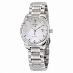 Longines Master Collection Automatic Mother of Pearl Dial Stainless Steel Ladies Watch L2.257.4.87.6
