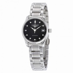 Longines Master Collection Black Dial Stainless Steel Automatic Ladies Watch L2.128.4.57.6