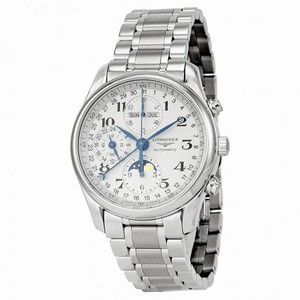 Longines Master Collection Chronograph Silver Dial Stainless Steel Men's Watch L26734786