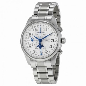 Longines Master Collection Silver Chronograph Dial Stainless Steel Men's Watch L27734786