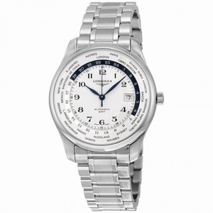 Longines Master Collection White Dial Automatic Men's GMT Watch L28024706