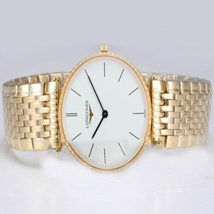 Longines PrimaLuna L8.113.0.16.6 Stainless Steel with Rose Gold Bezel White Dial Watch