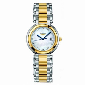 Longines PrimaLuna Mother of Pearl Dial 18K Gold Ladies Watch L8.112.5.93.6