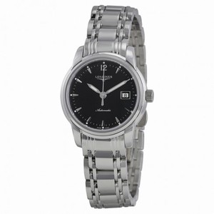 Longines Saint Imier Black Dial Stainless Steel Ladies Watch L25634526