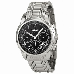 Longines Saint Imier Chronograph Black Dial Stainless Steel Men's Watch L27524536