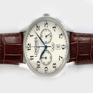 Longines Spirit L2.705.4.53.6 Stainless Steel Case Midsize Stainless Steel Bezel Watch