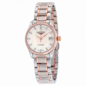 Longines The Longines Master Collection Mother Of Peral Dial Stainless Steel Ladies Automatic Watch L21285897