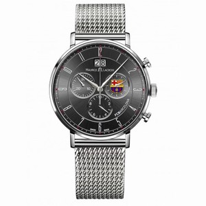 Maurice Lacroix Eliros Chronograph Black Dial Men's Stainless Steel Quartz Watch EL1088-SS002-320
