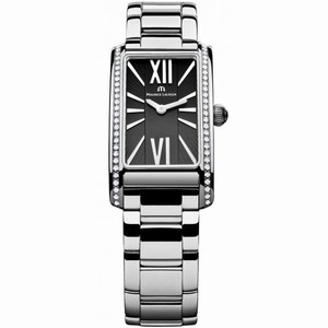 Maurice Lacroix Fabia Black Dial Stainless Steel Diamond Ladies Watch FA2164-SD532-311