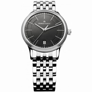 Maurice Lacroix Les Classiques Black Dial Stainless Steel Ladies Quartz Watch LC1117-SS002-330