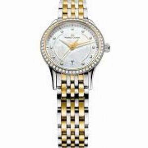 Maurice Lacroix Les Classiques Date Mother Of Pearl Dial Silver-Gold Stainless Steel Ladies Quartz Watch LC1113-PVY23-170