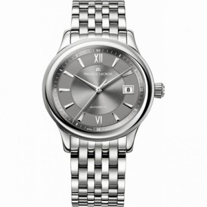 Maurice Lacroix Les Classiques Grey Dial Men's Automatic Stainless Steel Watch LC6027-SS002-311