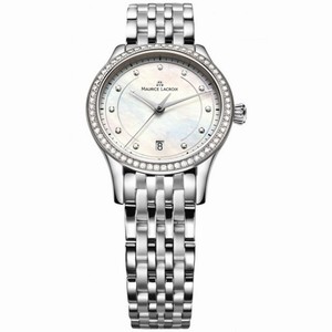 Maurice Lacroix Les Classiques Mother Of Pearl Dial Stainless Steel Ladies Quartz Watch LC1026-SD502-170