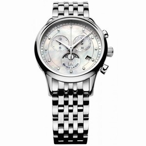 Maurice Lacroix Les Classiques  Mother Of Pearl Dial Stainless Steel Ladies Quartz Watch LC1087-SS002-160