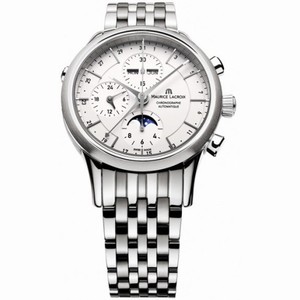 Maurice Lacroix Les Classiques Phase de Lune Chronograph GMT Automatic Men's Watch LC6078-SS002-13E