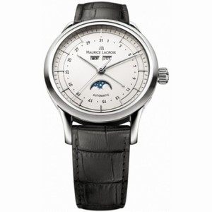 Maurice Lacroix Les Classiques Phase de Lune Silver Dial Men's Watch LC6068-SS001-13E