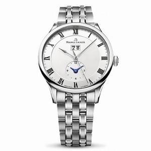 Maurice Lacroix Masterpiece Date GMT Opaline Dial Men's Watch MP6707-SS002-112
