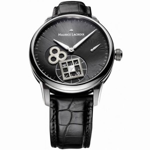 Maurice Lacroix Masterpiece Roue Carree Black Dial Men's Watch MP7158-SS001-900