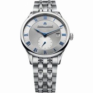 Maurice Lacroix Masterpiece Silver Dial Automatic Men's Stainless Steel Watch MP6907-SS002-110