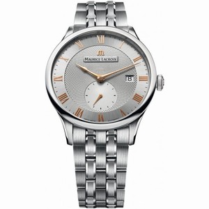 Maurice Lacroix Masterpiece Silver Dial Automatic Men's Stainless Steel Watch MP6907-SS002-111