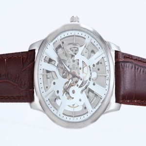 Maurice Lacroix Masterpiece Skeleton Mp7138-pg101-030 Stainless Steel Case Mens 43mm Watch