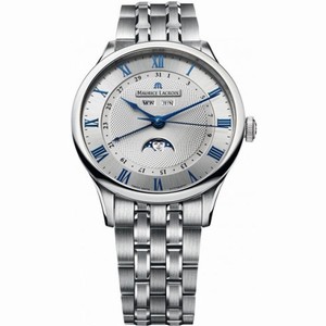 Maurice Lacroix Masterpiece Tradition Silver Dial Steel Men's Watch MP6607-SS002-110