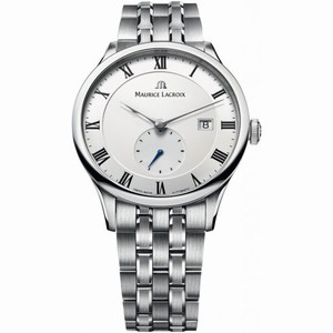 Maurice Lacroix Masterpiece White Dial Men's Automatic Stainless Steel Watch MP6907-SS002-112