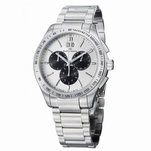 Maurice Lacroix Miros Black and Silver Dial Men's Chronograph Watch MI1028-SS002-130