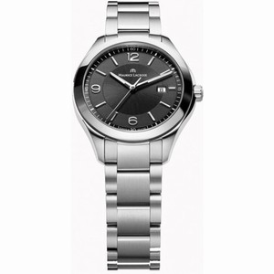 Maurice Lacroix Miros Date Black Dial Stainless Steel Ladies Watch MI1014-SS002330