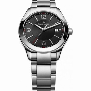 Maurice Lacroix Miros Date Black Dial Stainless Steel Men's Watch MI1018-SS002330