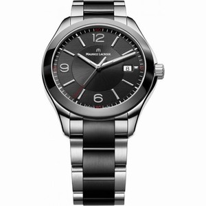 Maurice Lacroix Miros Date Black Dial Stainless Steel Men's Watch MI1018-SS002331