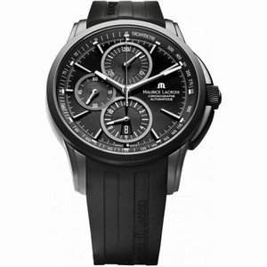 Maurice Lacroix Pontos Chronograph Black Dial Men's Watch PT6188-SS001-331