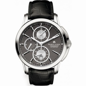 Maurice Lacroix Pontos Chronograph Slate Grey Dial Men's Watch PT6188-SS001-830
