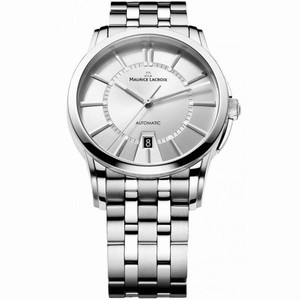 Maurice Lacroix Pontos Date Silver Dial Men's Automatic Stainless Steel Watch PT6148-SS002-130